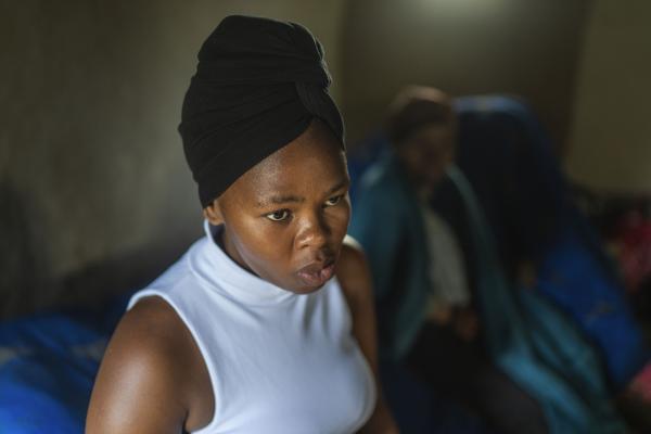 Here, one of millions of patients in South Africa in danger of not continuing treatment because of  Trump's cuts to USAID, May 15, 2025.