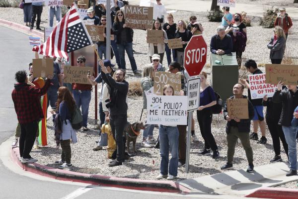People in Salt Lake City protest legislation