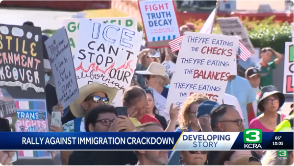 Good Trouble rally in Sacramento, California