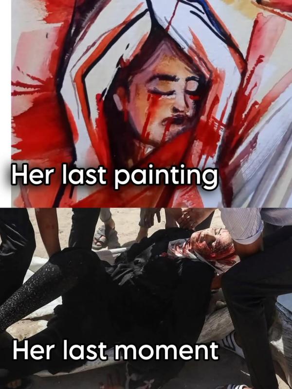 Visual artist Frans al-Salmi killed at Gaza City’s Baqaa Cafe, June 30, 2025.