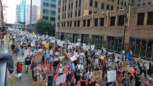 Good Trouble march in Minneapolis.