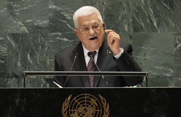Palestinian President Mahmoud Abbas addresses 79th UN General Assembly, September 26, 2024.