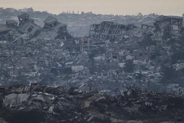 Gaza has been reduced to a wasteland from Israeli ground and air operations, August 8, 2025.