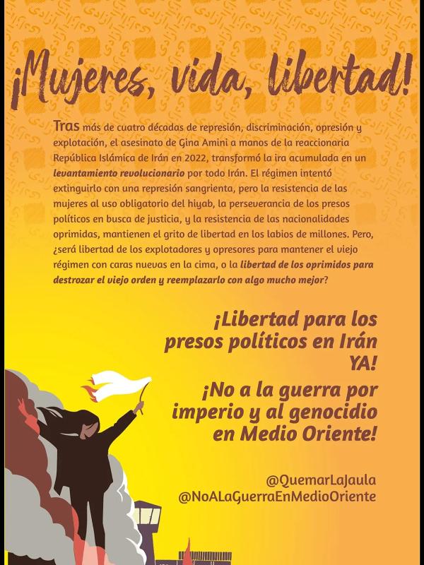 Instagram post by Quemar La Jaula in Colombia on September 18, 2025.