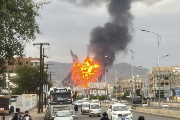 Israeli airstrikes in Sanaa, Yemen, Sept. 10, 2025