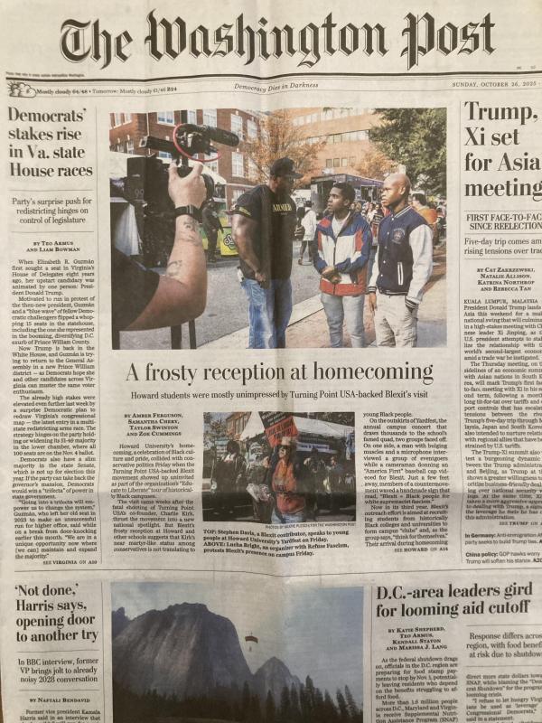 Washington Post: Blexit gets frosty reception at Howard University