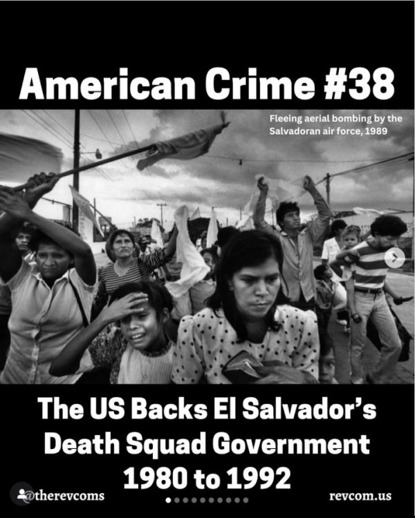 American Crime #38: The US backs El Salvador's death squad government 1980-1992