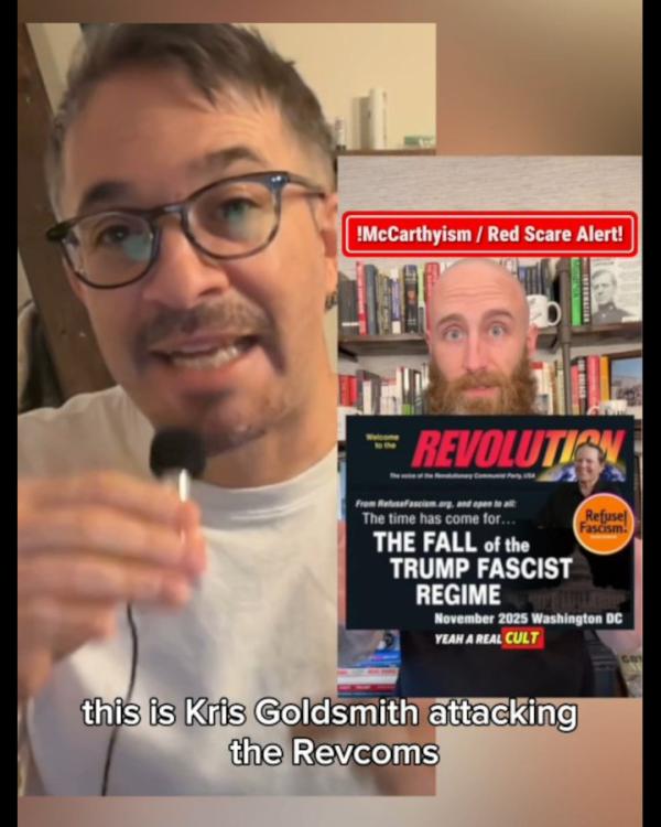 Kris Goldsmith’s dishonest attack on the revcoms