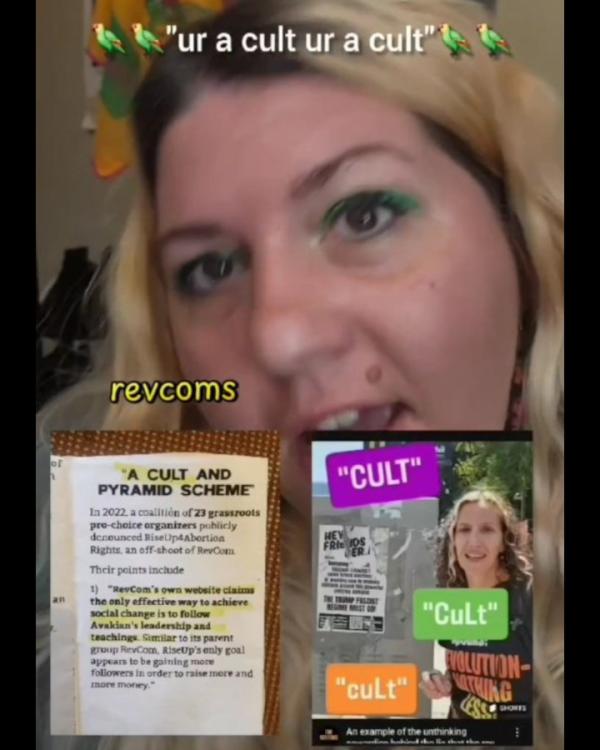 Don't go for the tea, go for the re-al-ity: The lie The Revcoms Are A Cult