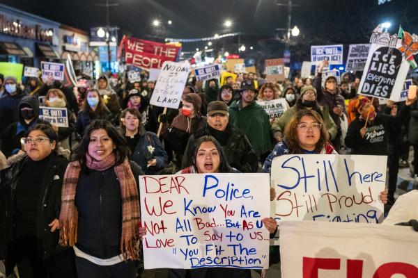 Chicago's Little Village protest against Ice murder, January 7,, 2026.