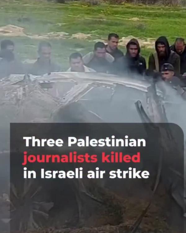Palestinian photojournalists Anas Ghunaim, Abdul Ra’ouf Shaath and Mohammad Qeshta have been killed after an Israeli air strike targeted their car.