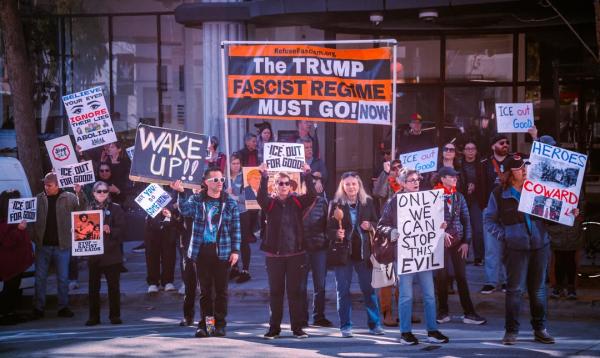 San Francisco Refuse Fascism contingent, January 11, 2026