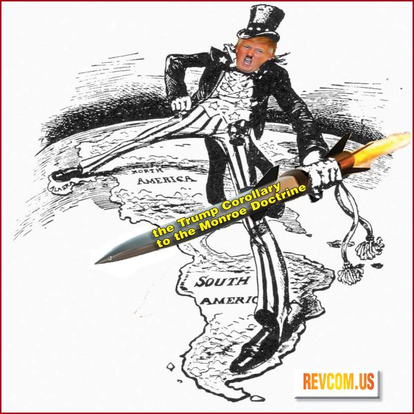 graphic Trump Monroe Doctrine
