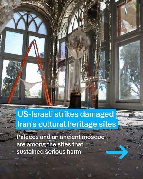 Damage to Iran's Golestan Palace by US-Israeli bombing 