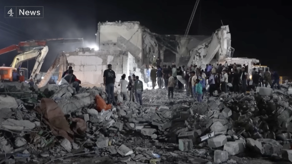 Girls school in Minab, Iran, bombed killing 165 students, February 28, 2026.