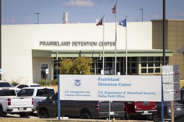 The Prairieland Detention Center where the July 4 protest and arrests took place.