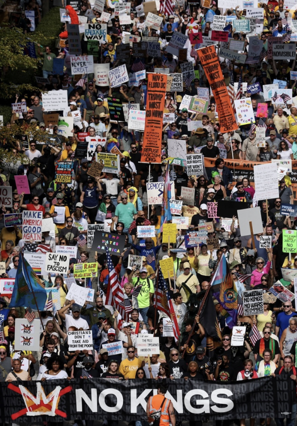 Refuse Fascism at No Kings Day 