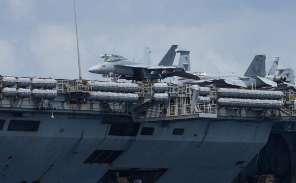 USS Nimitz in the Caribbean, now being sent to Cuba, March 30, 2026.