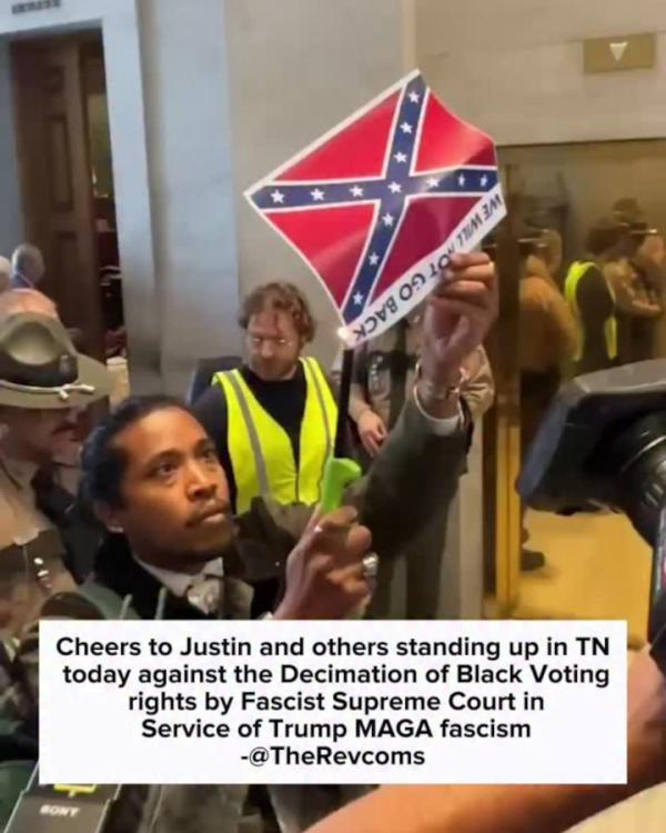 May 8, 2026: Important resistance in Tennessee against the racist redistricting of voting maps