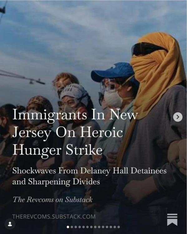 Immigrants in New Jersey on heroic hunger strike