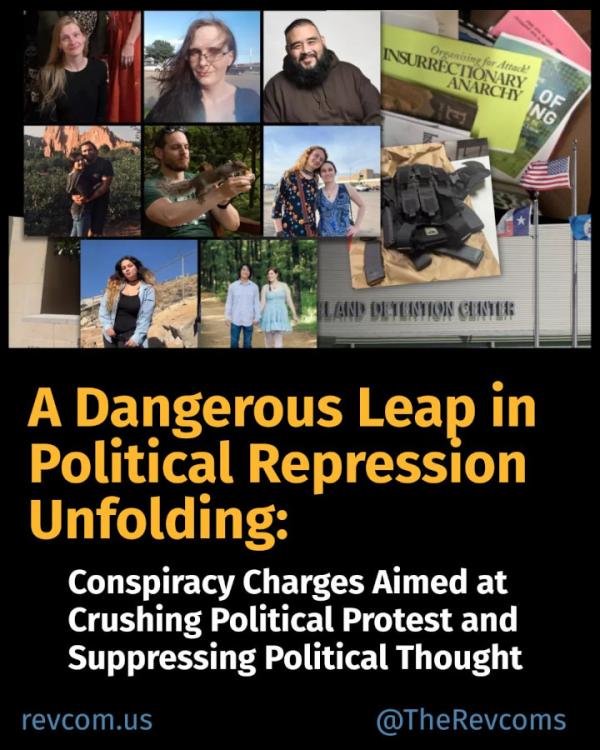 A Dangerous Leap in Political Repression Unfolding: Conspiracy Charges