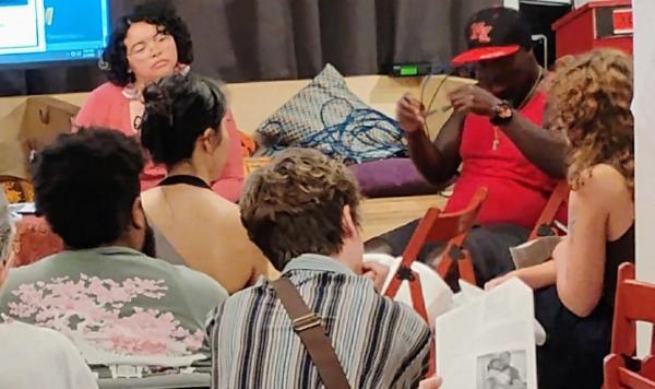 Summer discussion group at Revolution Books, New York City