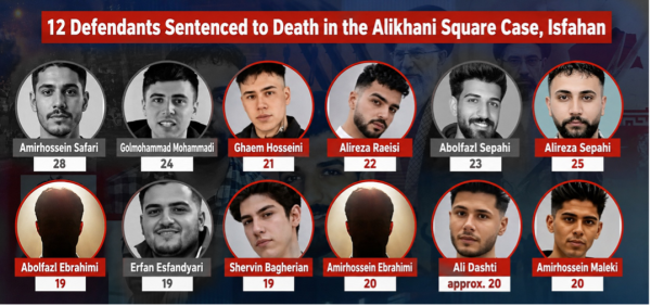 Defendents sentenced to death in the Alikhani Square case