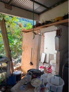 House destroyed in Colombian earthquake, August 10, 2026