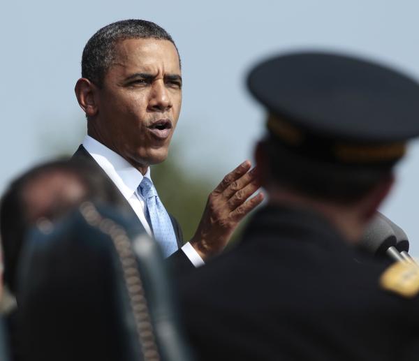 President Barack Obama speaks on the killing of U.S.-born Imam Anwar al-Awlaki in Yemen, September 30, 2011.