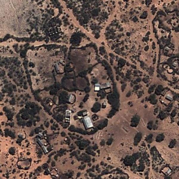 Google map view of village in Somalia where between two and nine people were killed by a U.S. drone strike, January 26, 2014