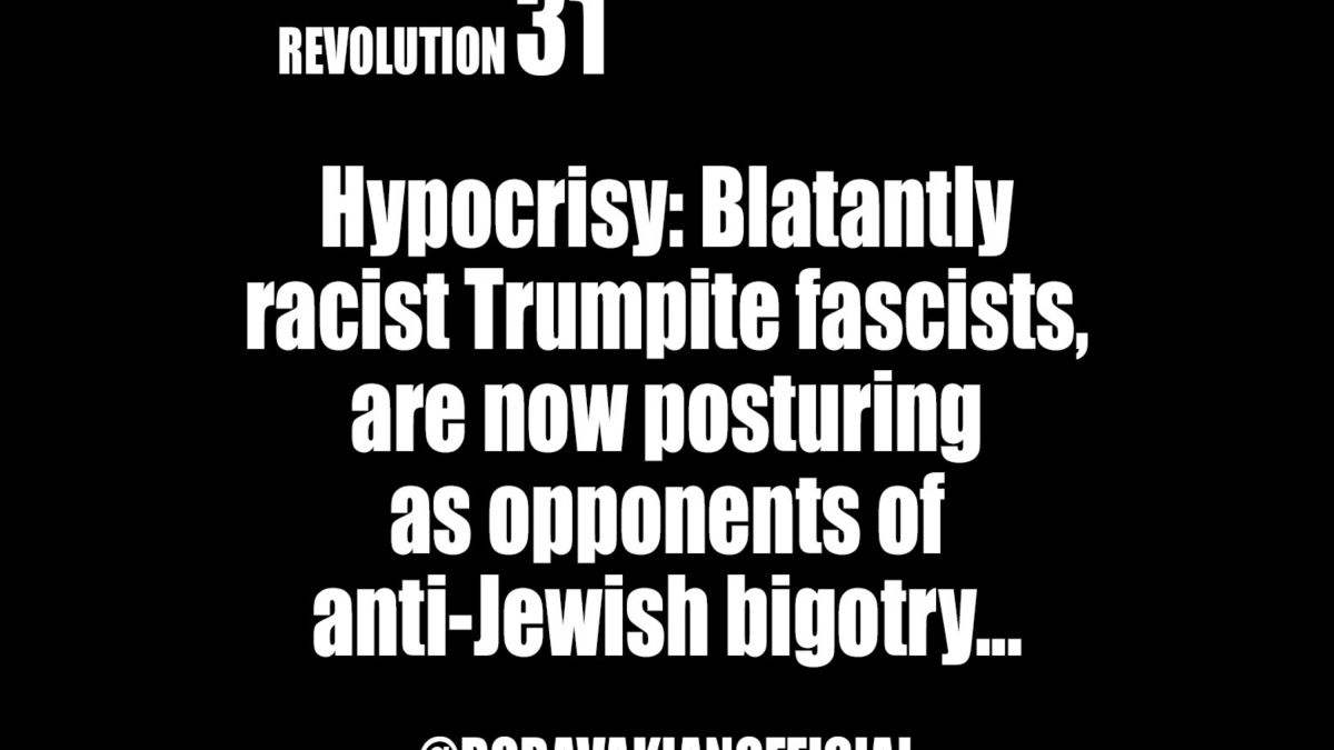 Full text of social media dispatch by @BobAvakianOfficial.