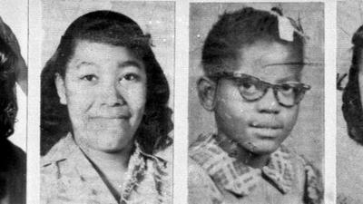 Four young girls killed when KKK bombed Baptist church in Birmingham