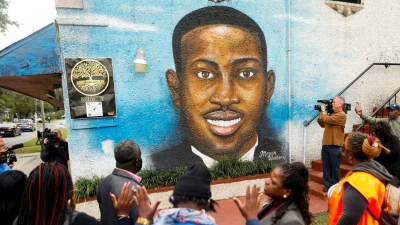 Mural of Ahmaud Arbery