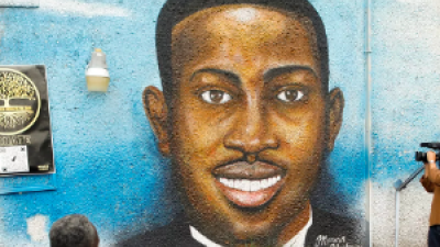 Mural of Ahmaud Arbery