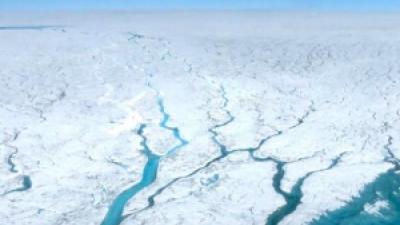 Greenland ice melting