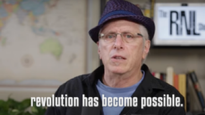Andy Zee with subtitle "Revolution has become possible"