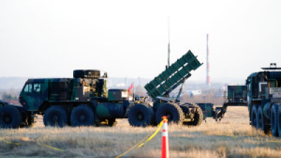 As Biden arrives in Poland: U.S. Patriot missiles stationed at the Rzeszow-Jasionka Airport - 400 miles from the Ukrainian capitol of Kyiv.