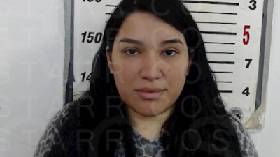 Mug shot of Lizelle Herrera, 26, arrested for aborting a fetus.