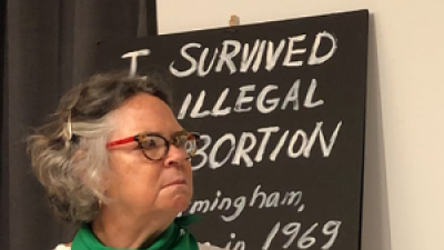 Angela’s story of her illegal abortion was riveting