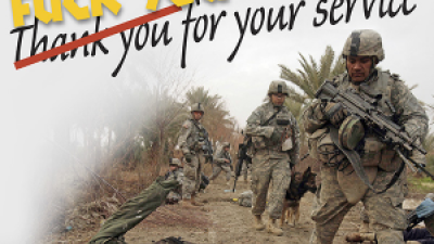 Fuck You for your service