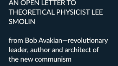 AN OPEN LETTER TO THEORETICAL PHYSICIST LEE SMOLIN