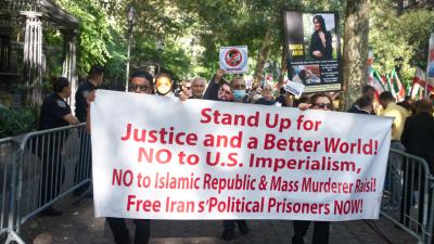 March to Free Iran's Political Prisoners New York City September 21, 2022