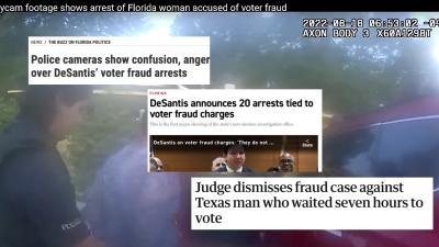 Voter fraud arrests