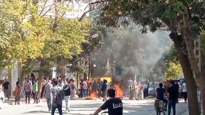 Iran, Sanandaj, protest October 8, 2022.