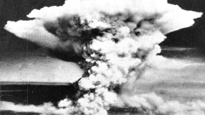 mushroom cloud over Hiroshima