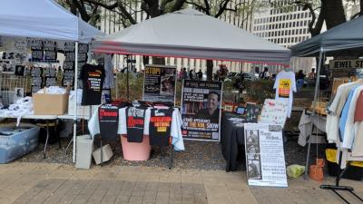The Revolution Booth at the MLK Day parade and festival in Houston., 2023