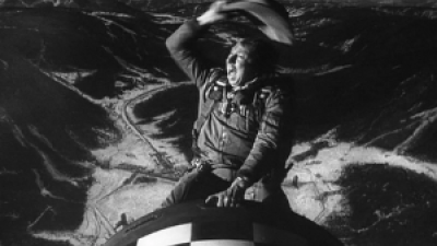 Slim Pickens Riding the Bomb in Dr. Strangelove