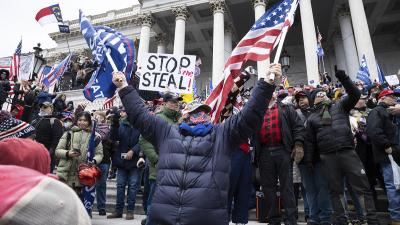 January 6, Stop the steal Trump supporters storm the Capitol.