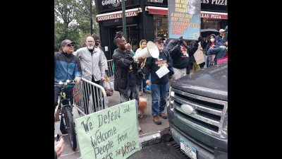 Revcoms in the Bronx, New York City.