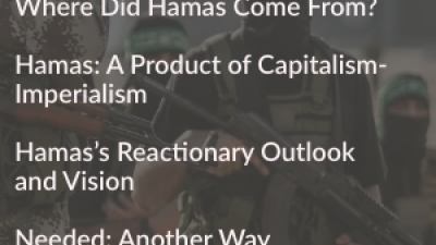 Where Did Hamas Come From?  Hamas: A Product of Capitalism-Imperialism   Hamas’s Reactionary Outlook and Vision  Needed: Another Way